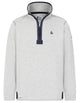 Lazy Jacks Mens LJ40 Zip Neck Sweatshirt Grey Marl