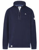 Lazy Jacks Mens LJ40 Zip Neck Sweatshirt Marine Navy