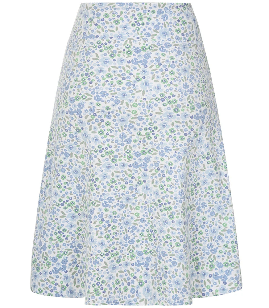 Lazy Jacks Womens LJ41 Jersey Skirt  - Cornflower