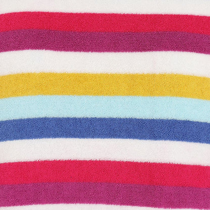 Lazy Jacks Kids 'LJ65C' Towelling Beach Robe - Multicolour Stripe