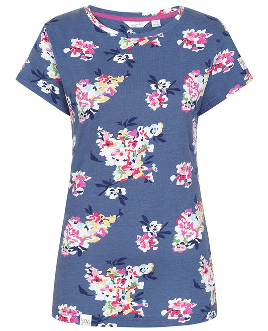 Lazy Jacks Womens LJ8P Short Sleeve Tee - Wildflower Print