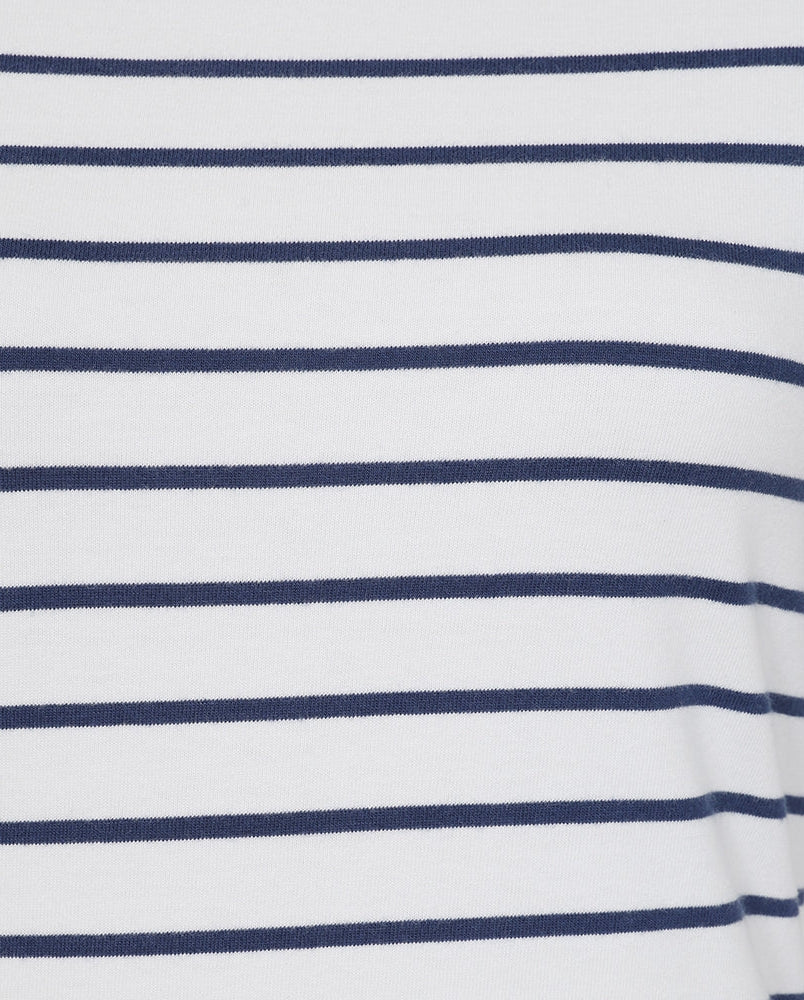 Lazy Jacks Womens LJ97 Long Sleeve Stripe Tee - White