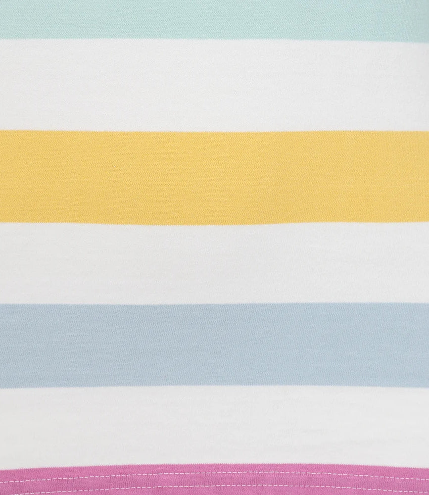 Lazy Jacks Womens LJ97M Long Sleeve Stripe Tee - Watercolours
