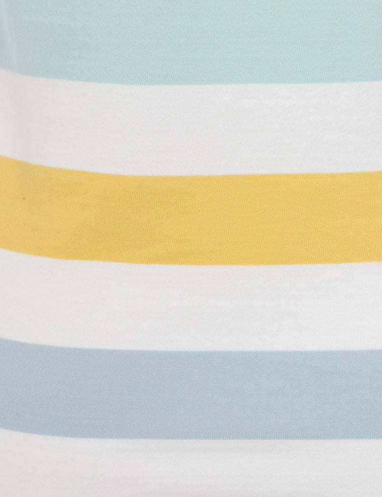 Lazy Jacks Womens LJ97M Long Sleeve Stripe Tee - Watercolours