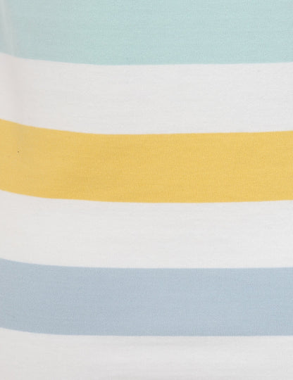 Lazy Jacks Womens LJ97M Long Sleeve Stripe Tee - Watercolours