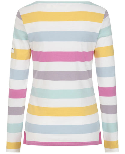 Lazy Jacks Womens LJ97M Long Sleeve Stripe Tee - Watercolours