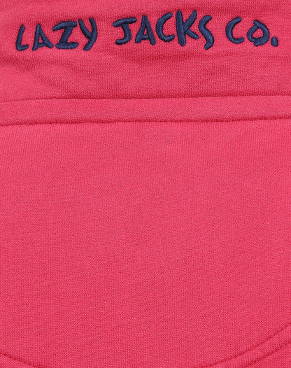 Lazy Jacks Mens LJ40 1/4 Zip Sweatshirt - Rouge Red