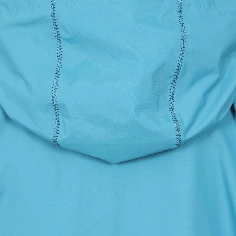 Men's hooded Lazy Jacks LJ60 waterproof raincoat in Teal.