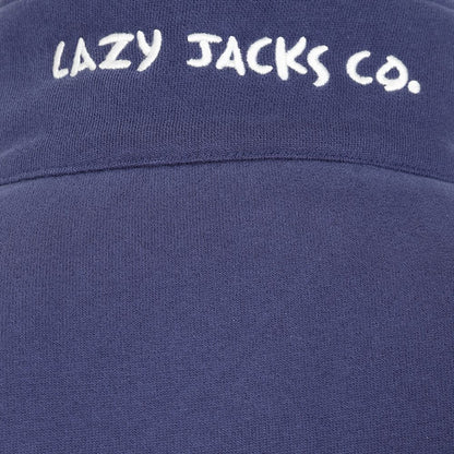 Lazy Jacks Womens 'LJ33' Full Zip Sweatshirt - Twilight Blue