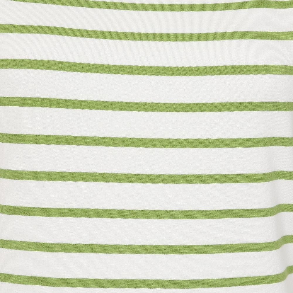 Lazy Jacks Womens LJ8 Short Sleeve Stripe Tee - Lime