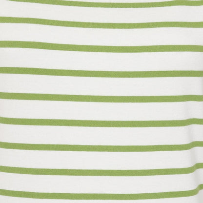 Lazy Jacks Womens LJ8 Short Sleeve Stripe Tee - Lime