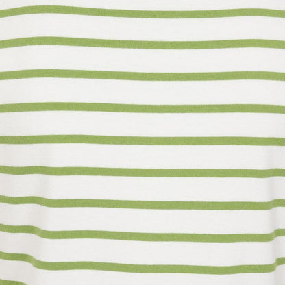 Lazy Jacks Womens LJ8 Short Sleeve Stripe Tee - Lime