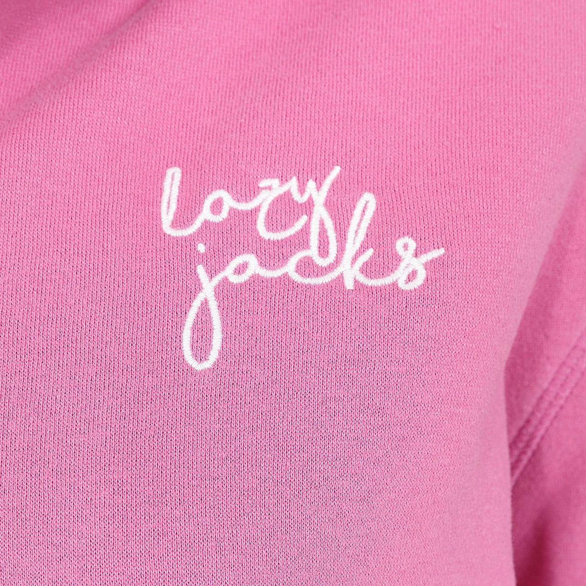 Lazy Jacks Womens LJ92 Borg Lined Hoodie - Candyfloss Pink