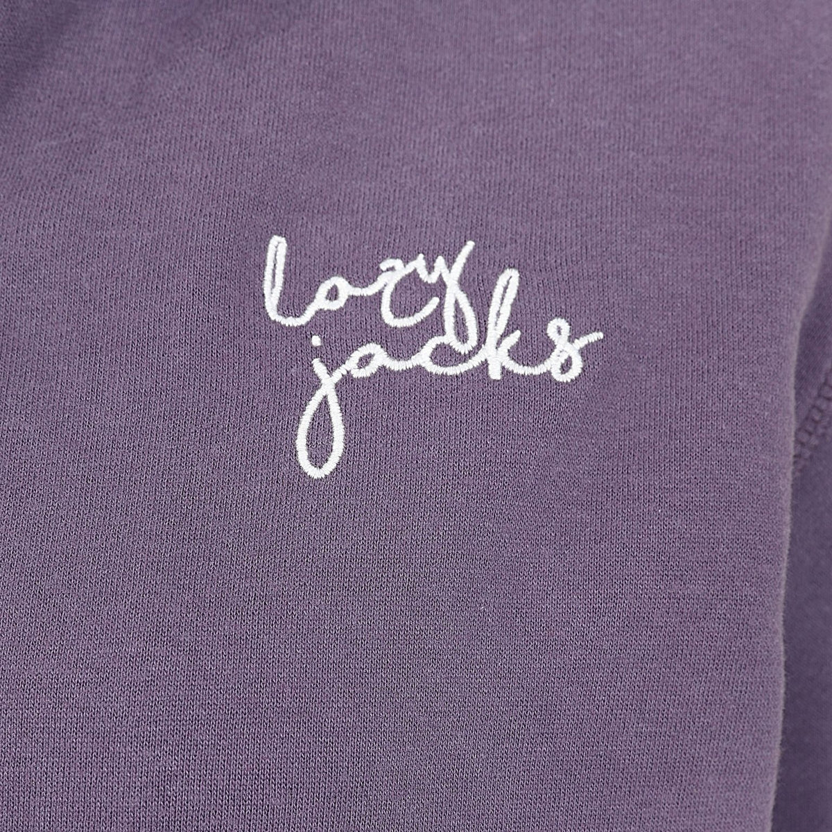 Lazy Jacks Womens LJ92 Borg Lined Hoodie - Loganberry Purple
