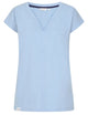 Lazy Jacks Womens LJ156 Short Sleeve V-Neck Tee Sky Blue