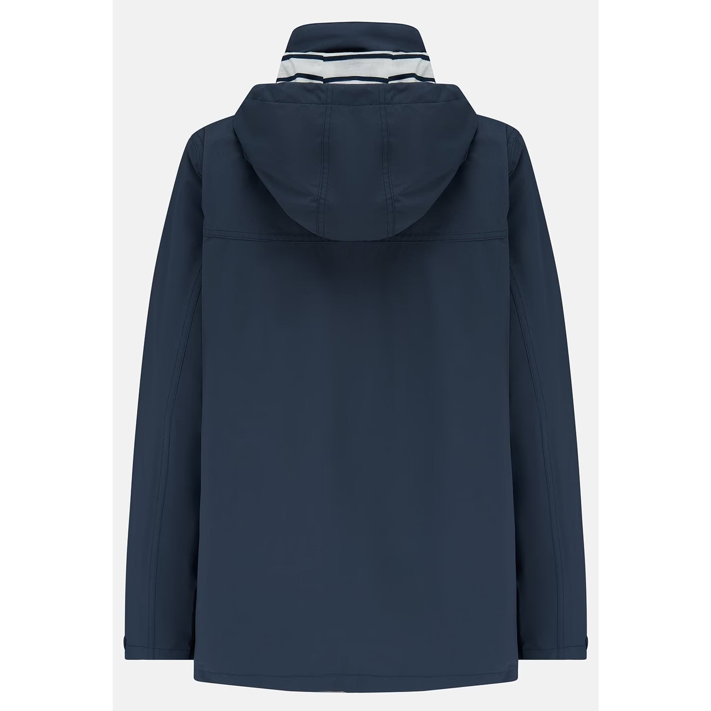 Back view of a Lighthouse Beachcomber II waterproof jacket in Navy.