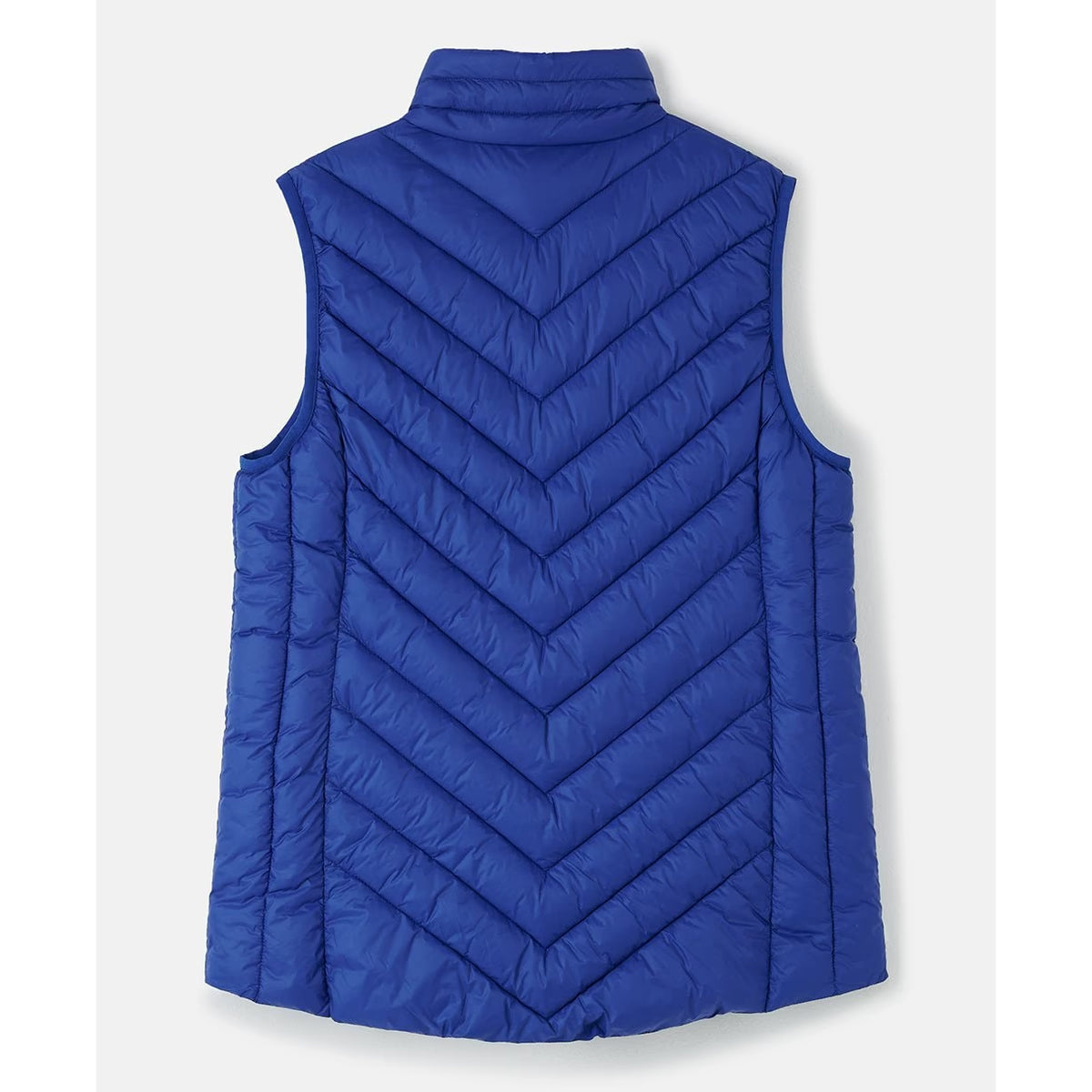 Back view of a Lighthouse padded Laurel Gilet in Indigo Blue.