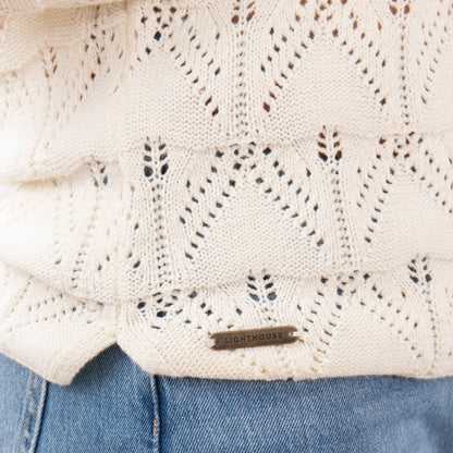 Lighthouse Womens Eden Knitted Jumper - Coconut