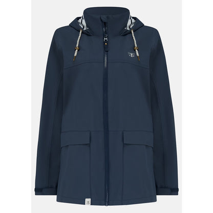 Main front view of a Lighthouse Beachcomber II waterproof jacket in Navy.