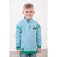 Lighthouse Kids Jonah Zip Neck Sweatshirt - Green Tractor