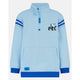 Lighthouse Kids Jonah Zip Neck Sweatshirt - Blue Tractor