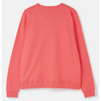 Coral Lighthouse sweatshirt on a white background