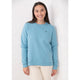 Lighthouse Womens Seaside Crew Neck Sweatshirt - Blue