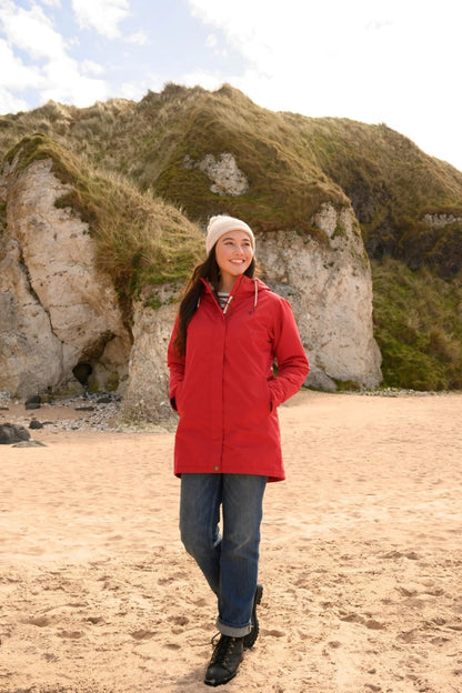Lighthouse Womens Scarlet Waterproof Jacket Red