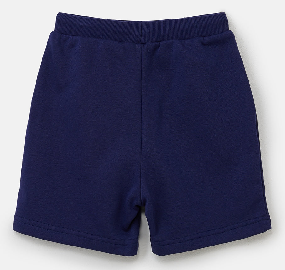Cotton rich navy Lighthouse Louie shorts 