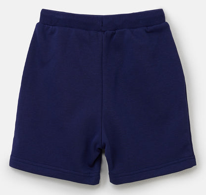 Cotton rich navy Lighthouse Louie shorts 