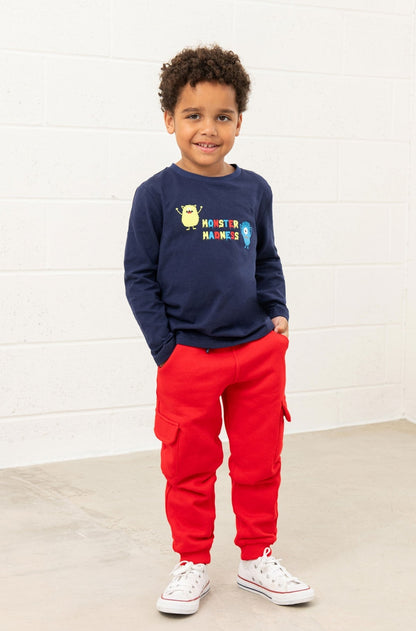 Lighthouse Kids George Joggers - Red