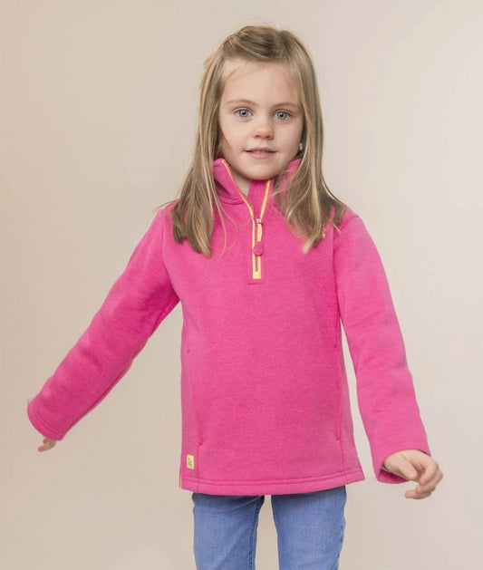 Lighthouse Kids Robyn Sweatshirt - Fuchsia Pink Marl