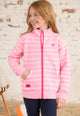 Lighthouse Kids Ava Full Zip Sweatshirt Blush Pink Stripe