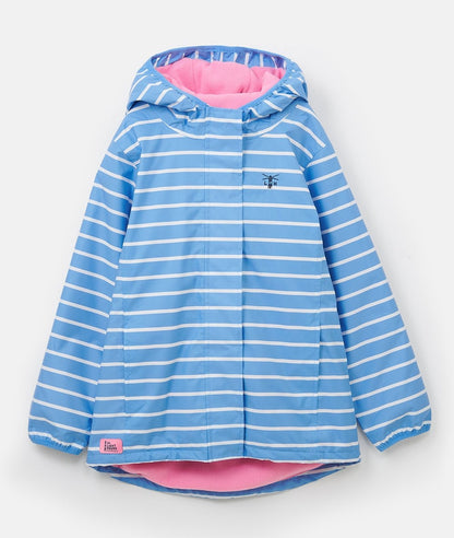 Lighthouse Kids Freya Raincoat - Denim Blue Stripe