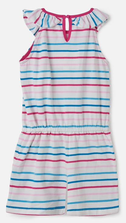 Lighthouse Kids Penelope Playsuit - Blue Pink Stripes