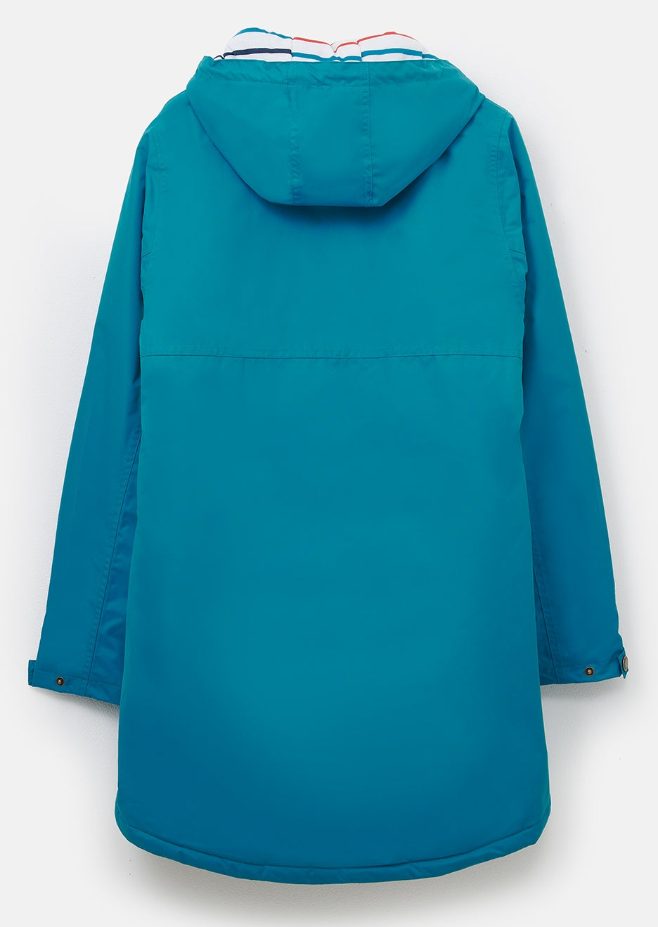 Lighthouse women's Peacock padded waterproof Eva Long rain jacket.
