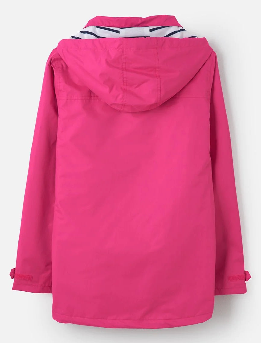 Lighthouse women's bright pink waterproof Beachcomber jacket.
