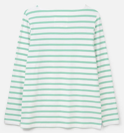 Lighthouse Womens Causeway Breton Top - Pistachio Stripe
