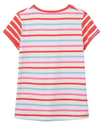 Lighthouse Womens Causeway T-Shirt- Watermelon Stripe