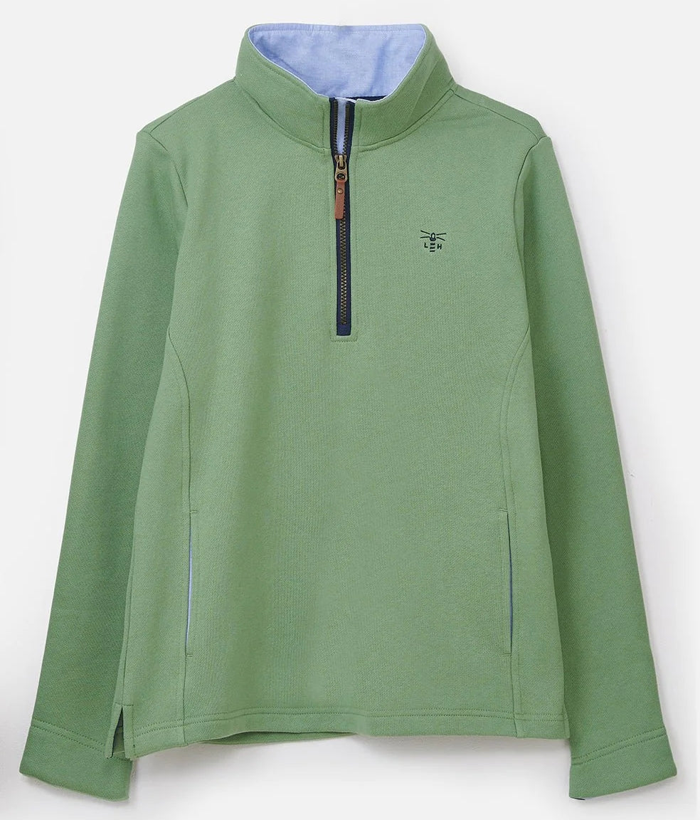 Lighthouse Womens Shore 1/4 Zip Sweatshirt - Pistachio Green
