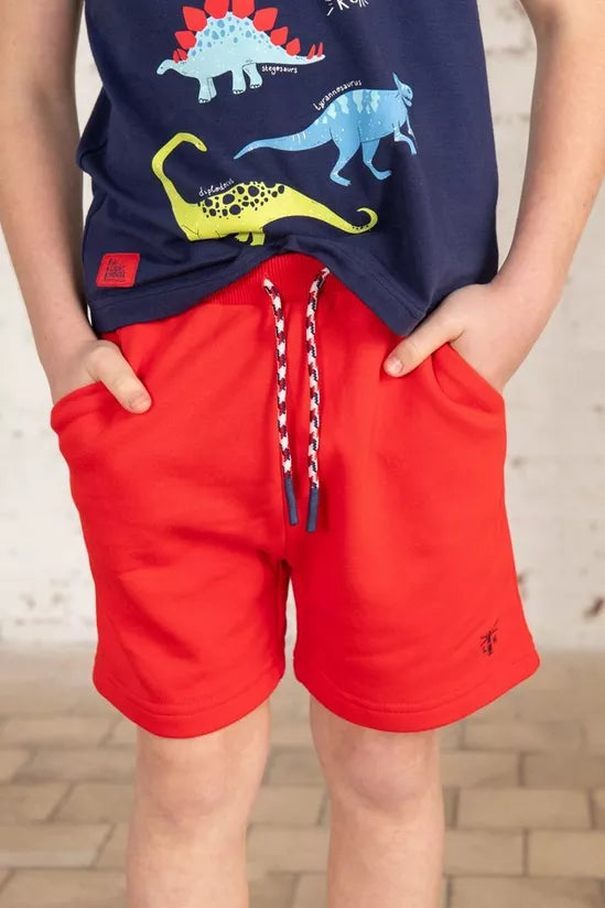 Red Louie Lighthouse cotton/polyester shorts