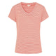 Mudd & Water Womens St Tropez Top Coral Stripe