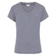 Mudd & Water Womens St Tropez Top Navy Stripe