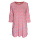 Mudd and Water Womens Francoise Tunic - Geo Print Coral