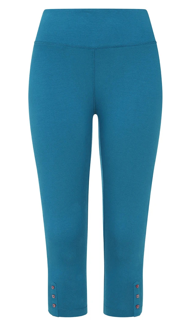 Mudd & Water Womens Island Crop Leggings Teal