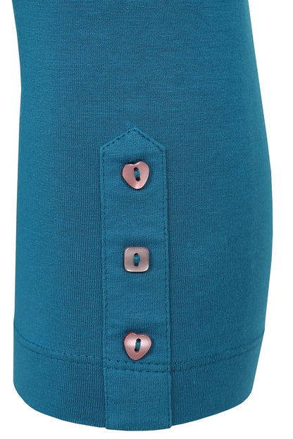 Mudd & Water Womens Island Crop Leggings Teal