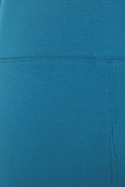 Mudd & Water Womens Island Crop Leggings Teal