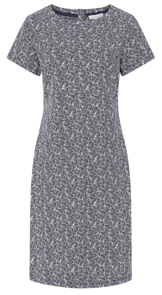 Mudd & Water Womens Flora Dress - Navy Lilypad Print