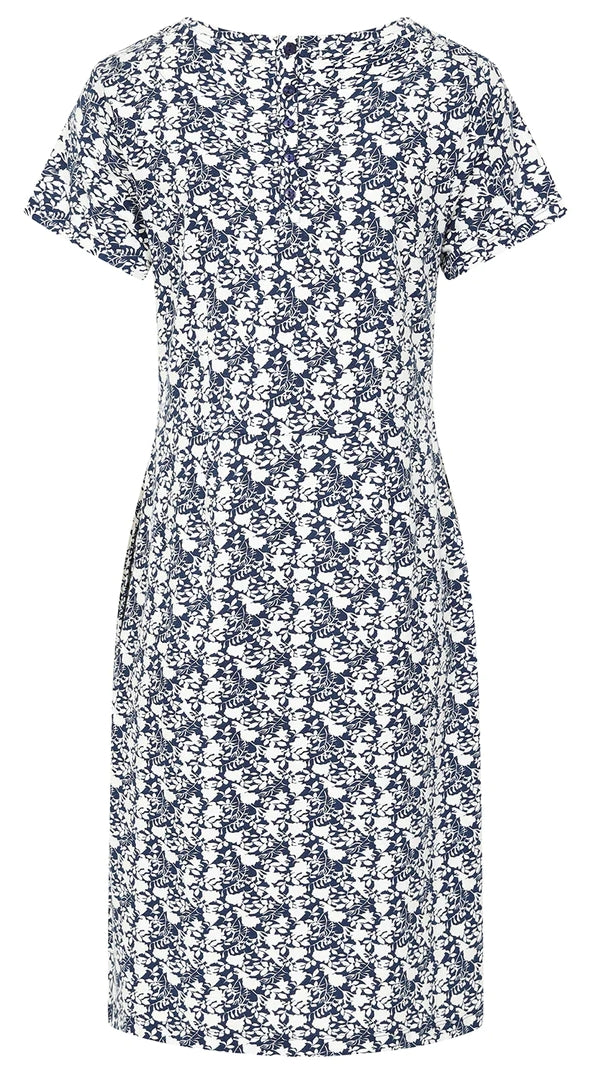 Mudd & Water Womens Flora Dress - Navy Foliage Print