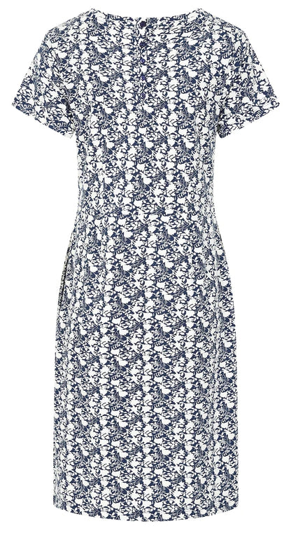 Mudd & Water Womens Flora Dress - Navy Foliage Print